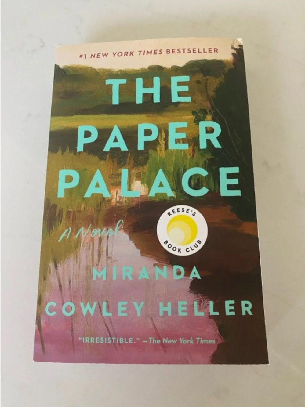 The Paper Palace Art Print — Turquoise & Pink Cover Design